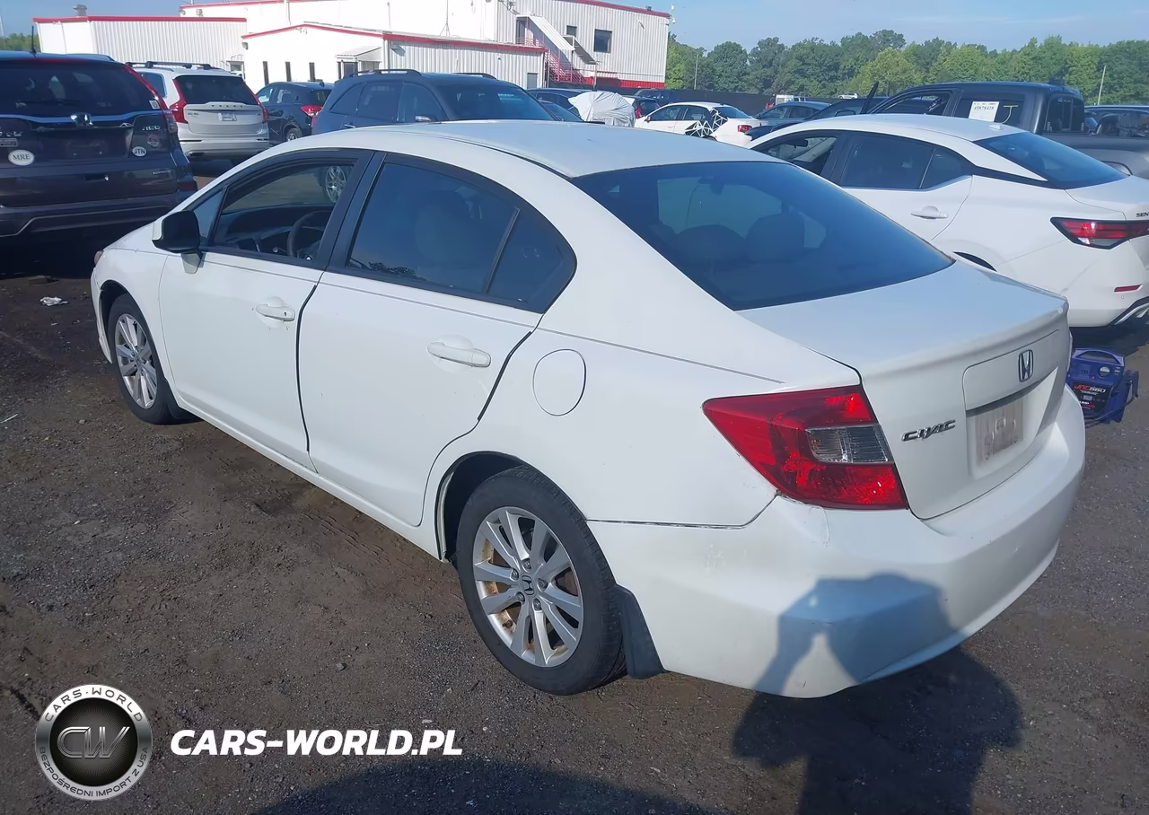 2012 Honda Civic Ex VIN:2HGFB2F87CH326053 - 3