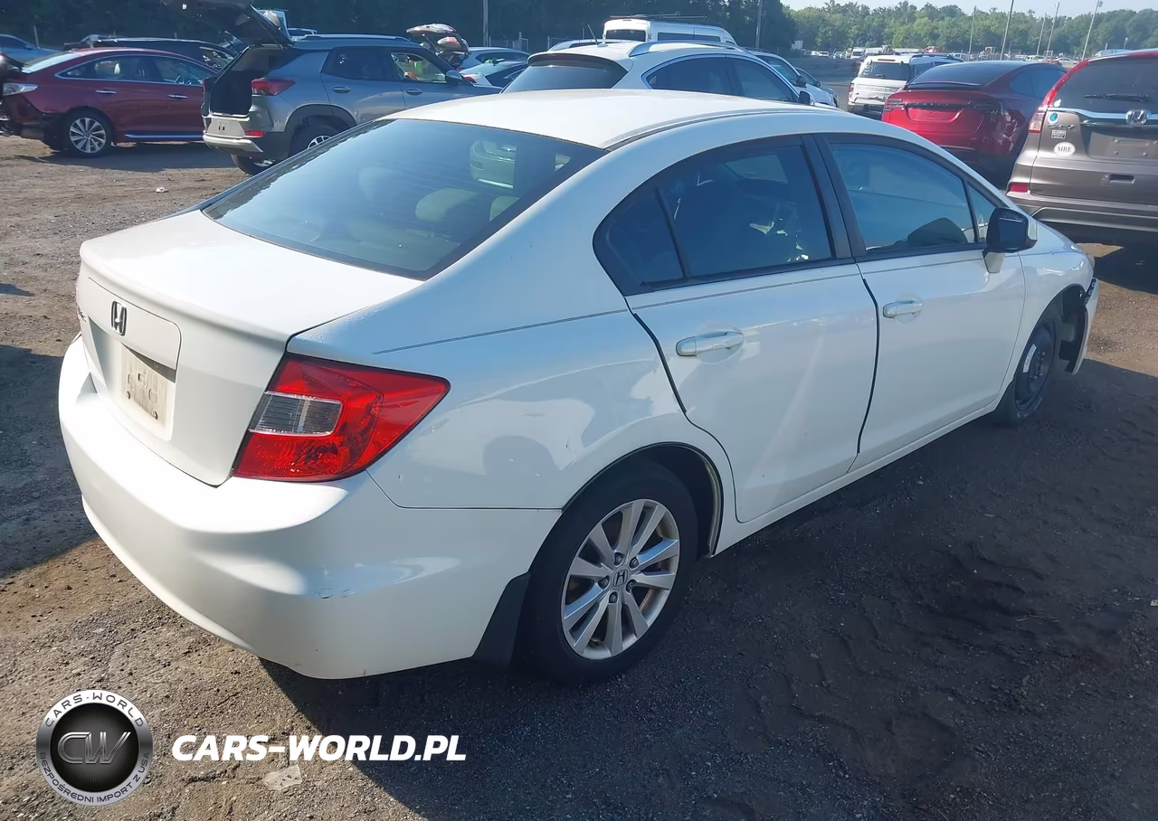 2012 Honda Civic Ex VIN:2HGFB2F87CH326053 - 4