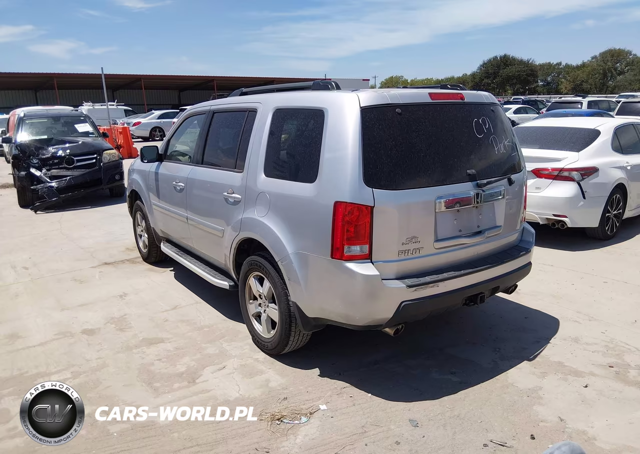 2011 Honda Pilot Ex-L VIN:5FNYF3H57BB044309 - 3