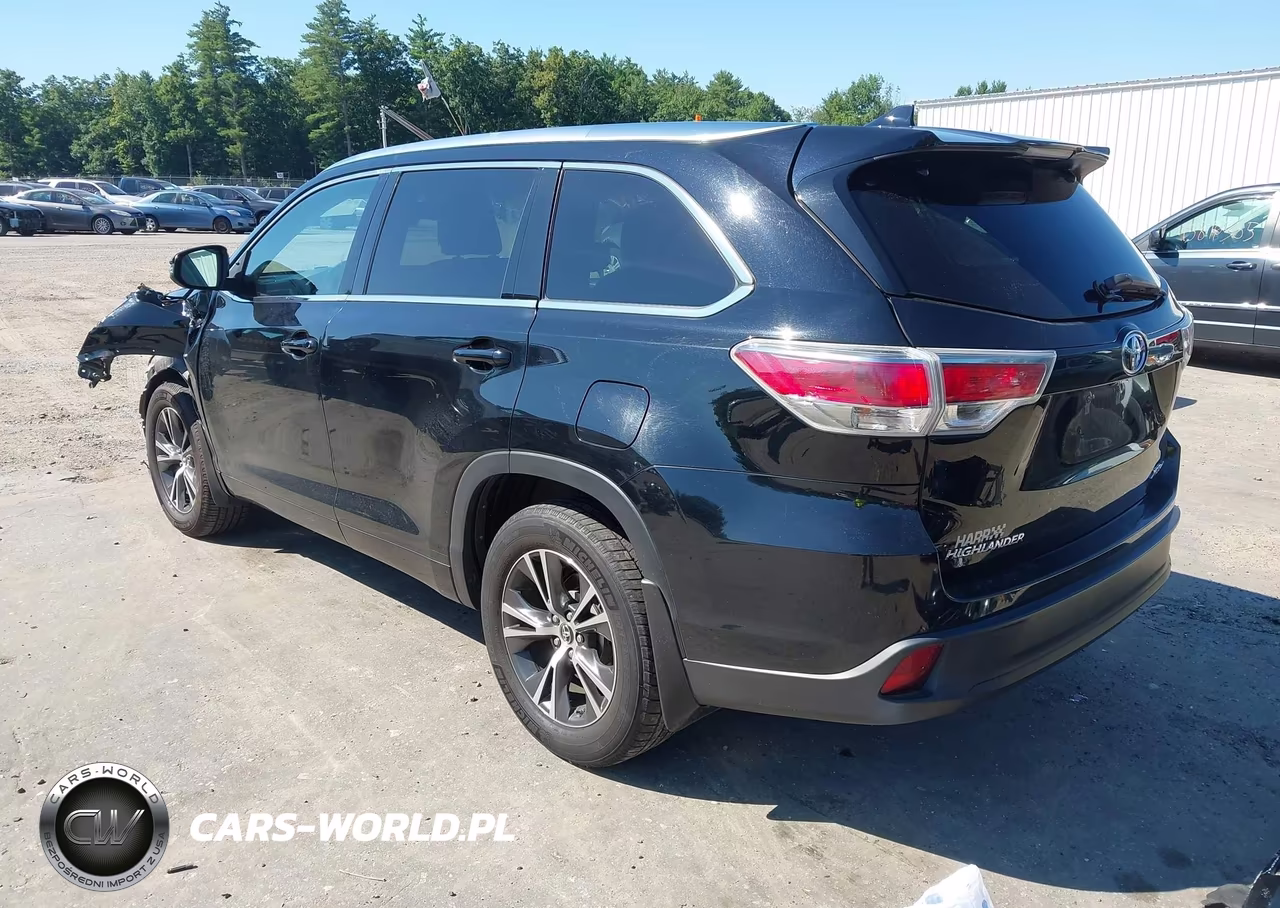 2016 Toyota Highlander Xle V6 VIN:5TDJKRFH2GS503925 - 3