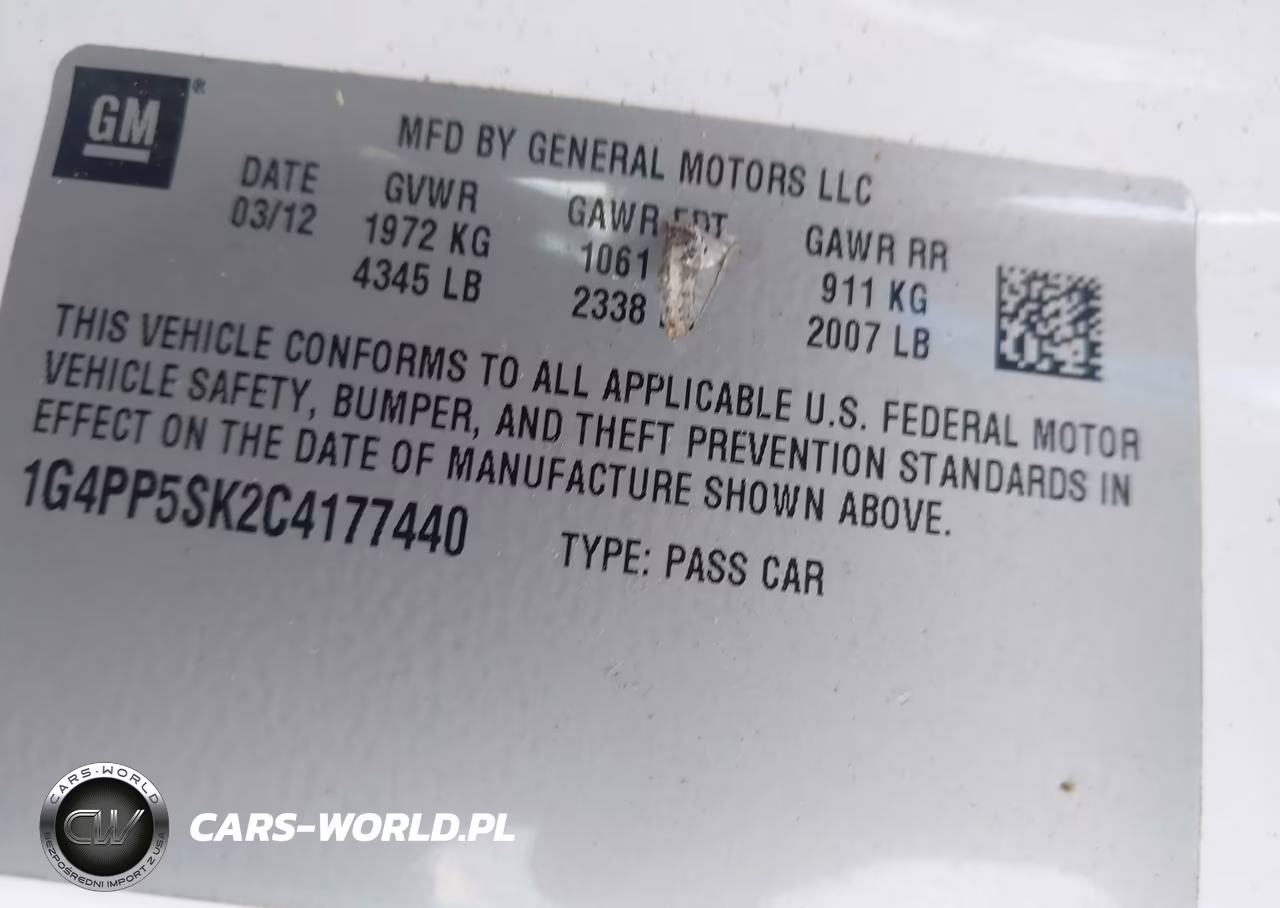 2012 Buick Verano VIN:1G4PP5SK2C4177440 - 9