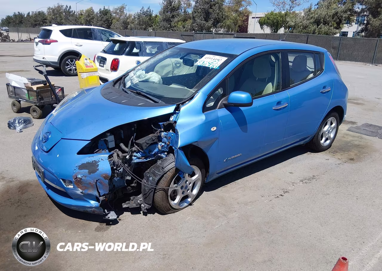 2012 Nissan Leaf Sl VIN:JN1AZ0CP2CT021375 - 2