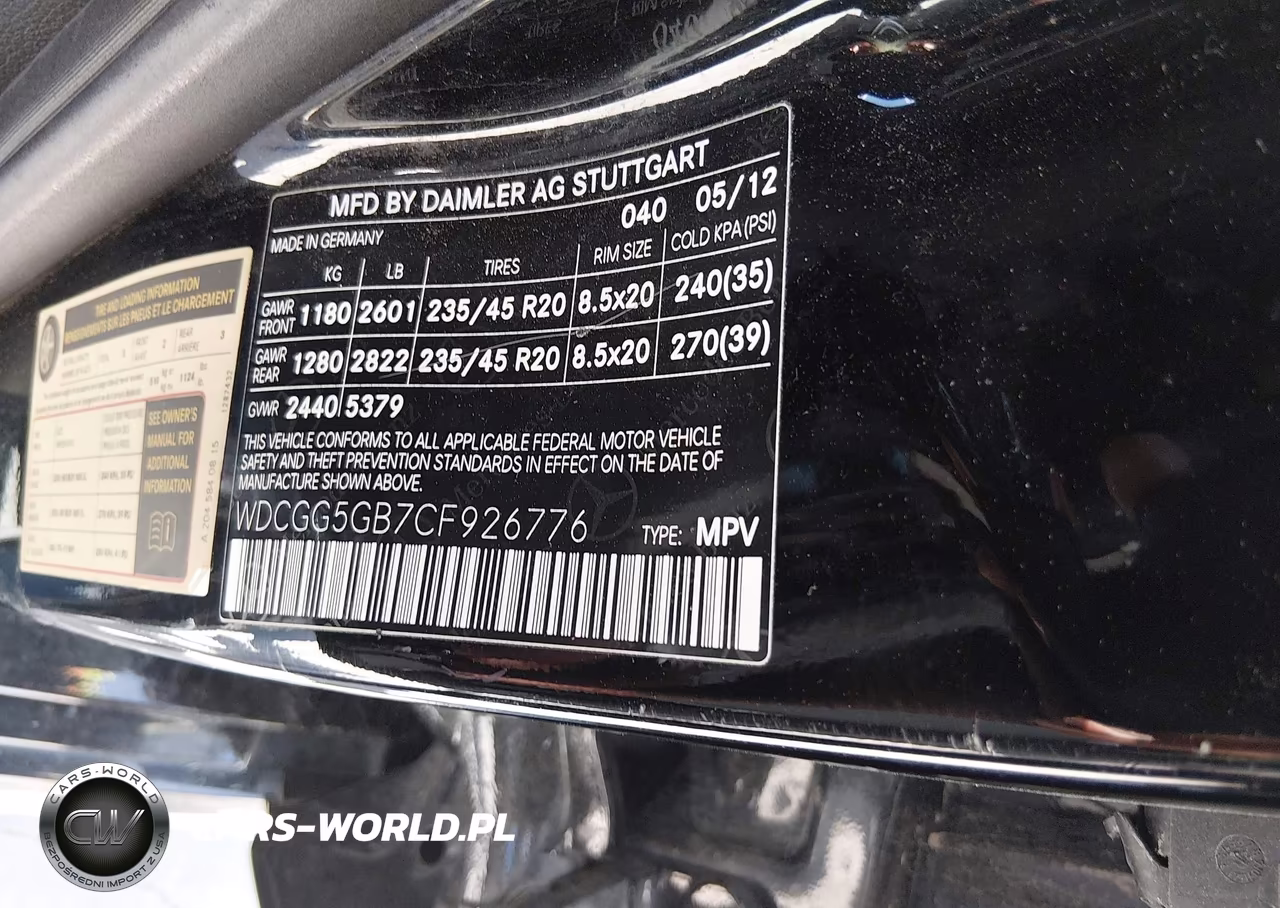 2012 Mercedes-Benz Glk 350 VIN:WDCGG5GB7CF926776 - 9