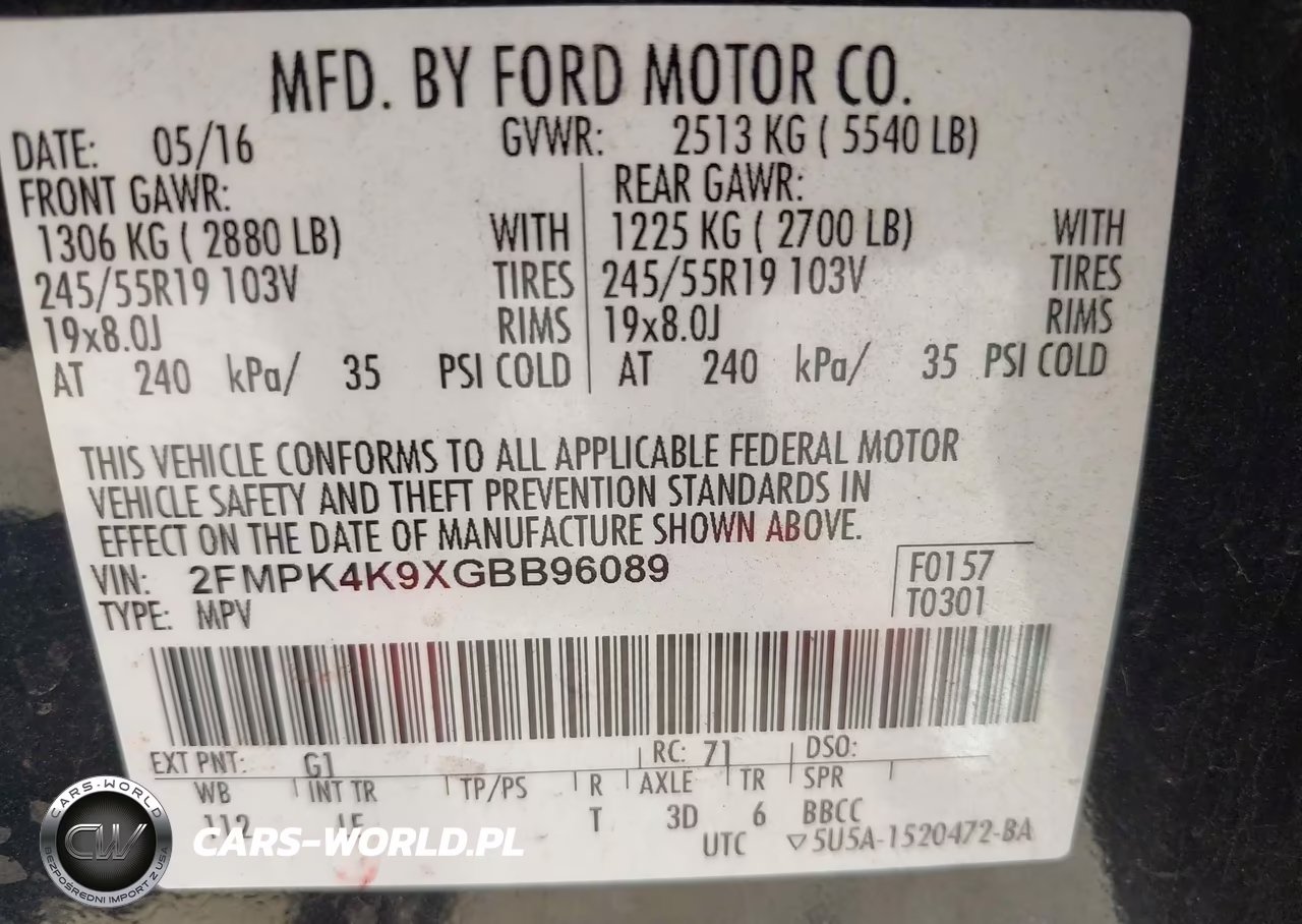 2016 Ford Edge Titanium VIN:2FMPK4K9XGBB96089 - 9