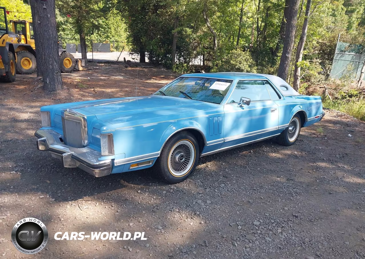 1978 Lincoln Mark V VIN:8Y89A858262 - 2