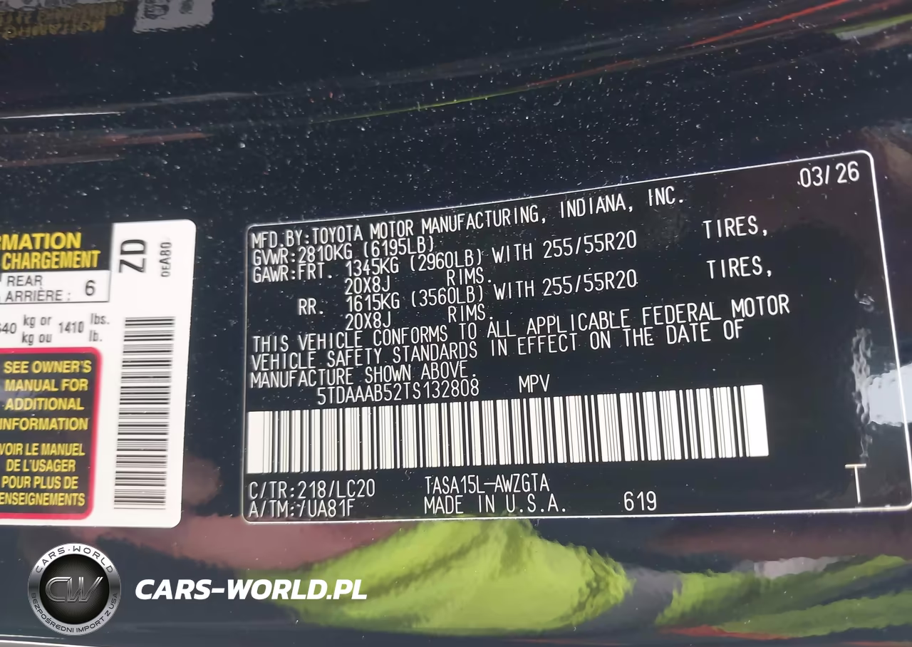 2026 Toyota Grand Highlander Limited VIN:5TDAAAB52TS132808 - 9