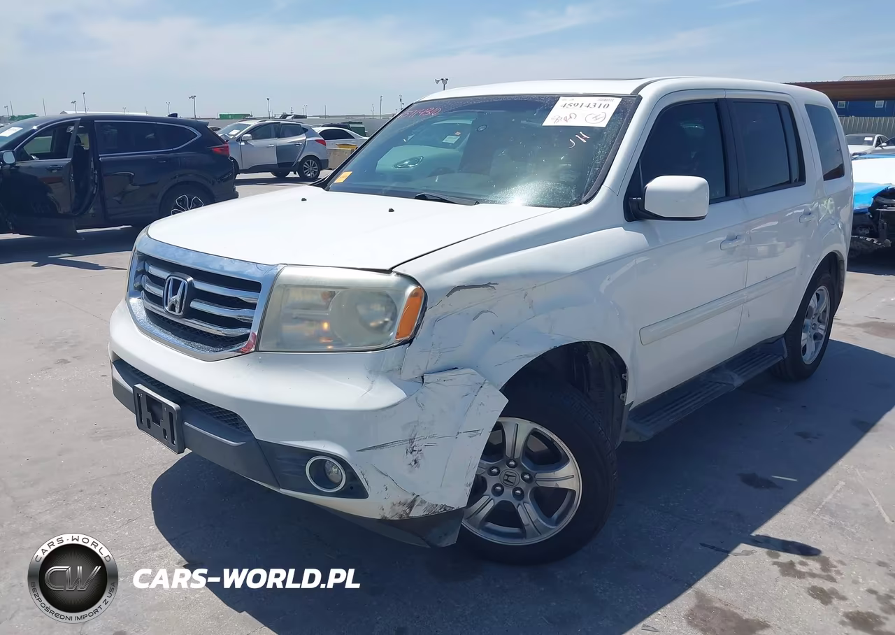 2012 Honda Pilot Ex-L VIN:5FNYF3H55CB004523 - 2