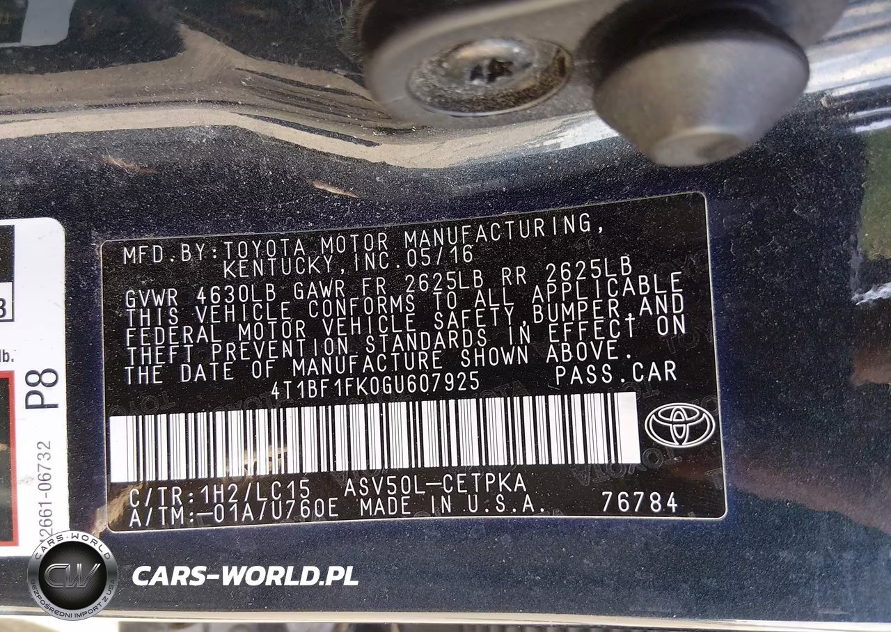 2016 Toyota Camry Xse VIN:4T1BF1FK0GU607925 - 9