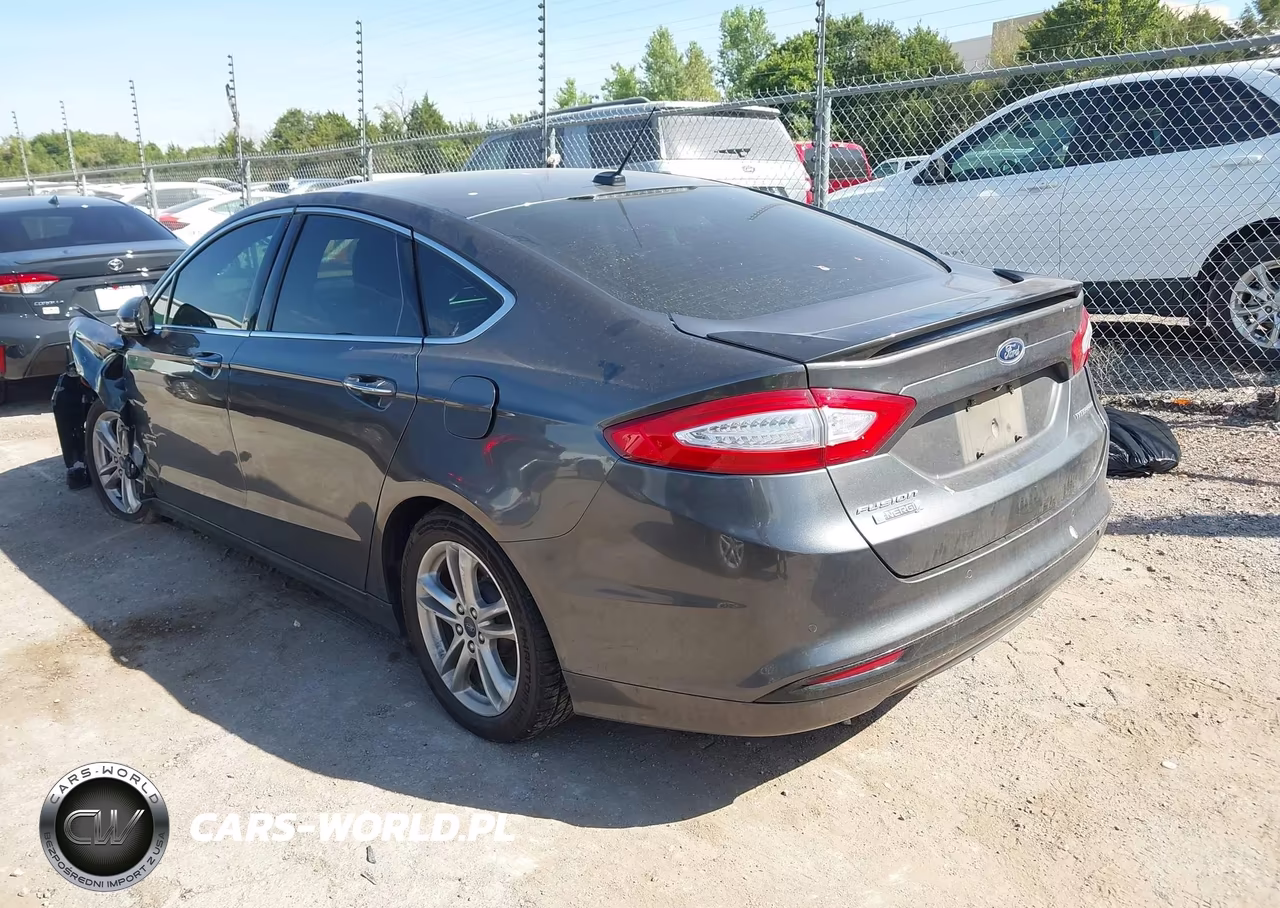 2016 Ford Fusion Energi Titanium VIN:3FA6P0SU5GR115117 - 3