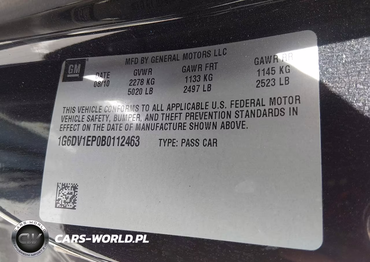 2011 Cadillac Cts-V VIN:1G6DV1EP0B0112463 - 9