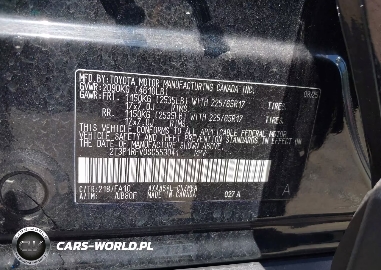 2025 Toyota Rav4 Xle VIN:2T3P1RFV0SC553041 - 9