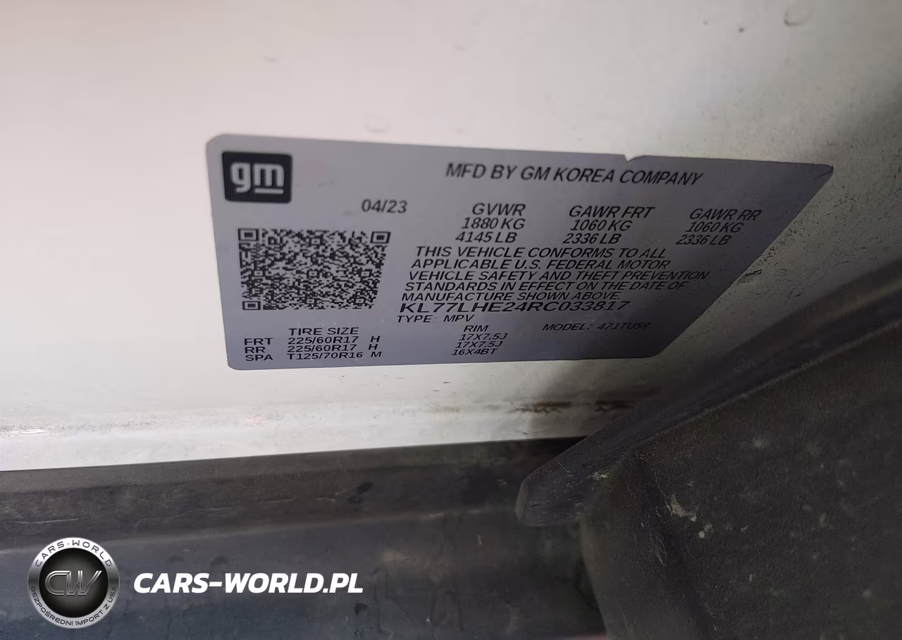 2024 Chevrolet Trax Fwd Lt VIN:KL77LHE24RC033817 - 9