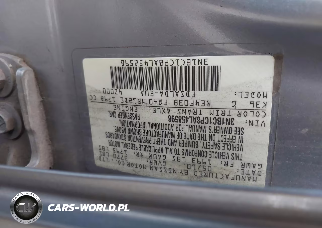 2010 Nissan Versa 1.8S VIN:3N1BC1CP8AL458598 - 9