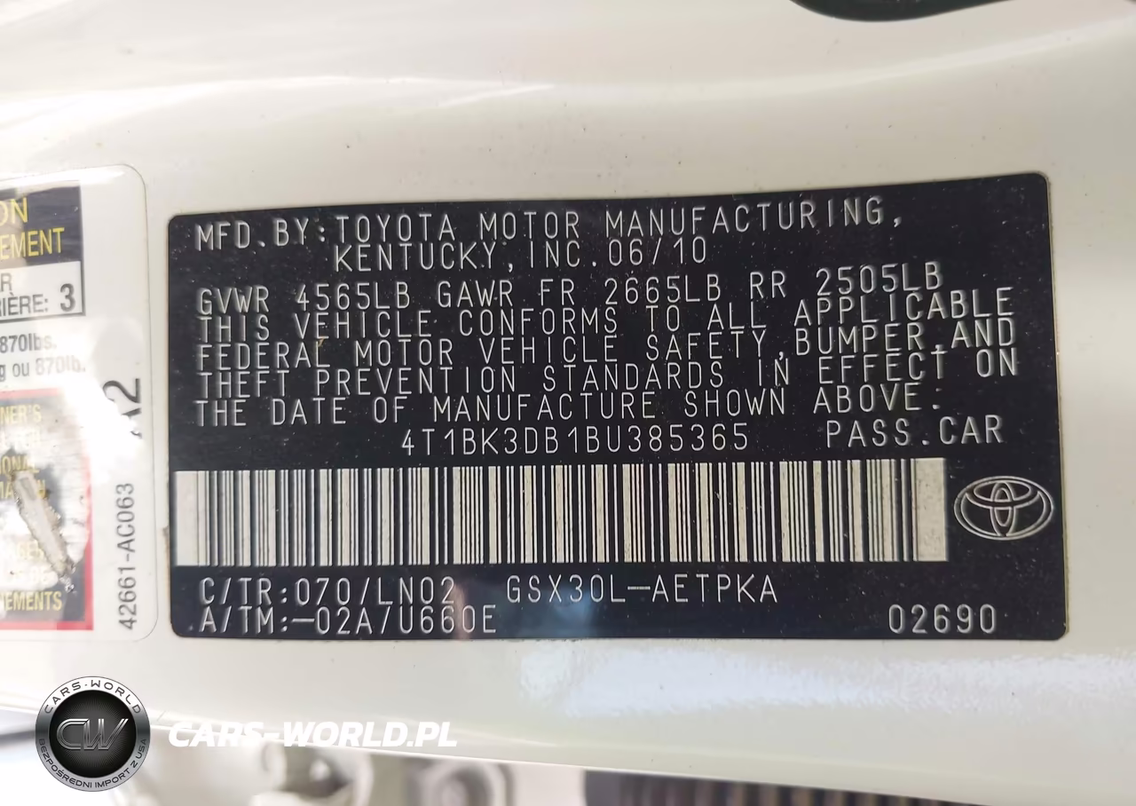 2011 Toyota Avalon Limited VIN:4T1BK3DB1BU385365 - 9