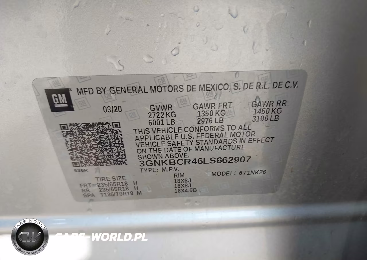 2020 Chevrolet Blazer Fwd 2Lt VIN:3GNKBCR46LS662907 - 9