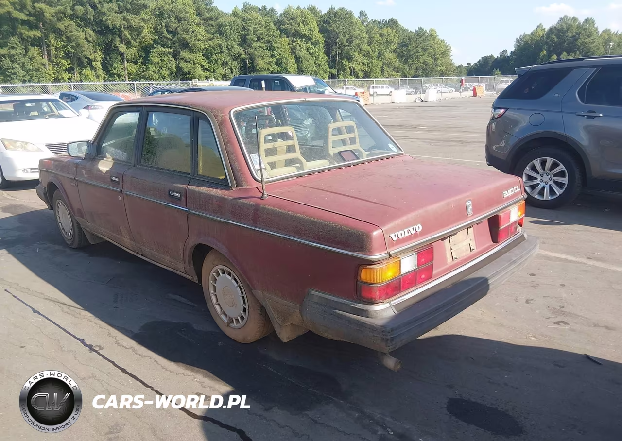 1989 Volvo 244 Dl-Gl VIN:YV1AX8846K1384573 - 3