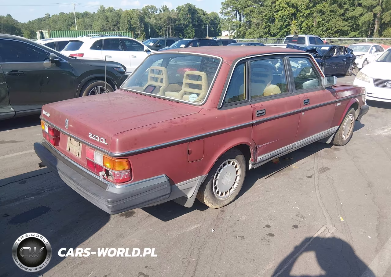 1989 Volvo 244 Dl-Gl VIN:YV1AX8846K1384573 - 4
