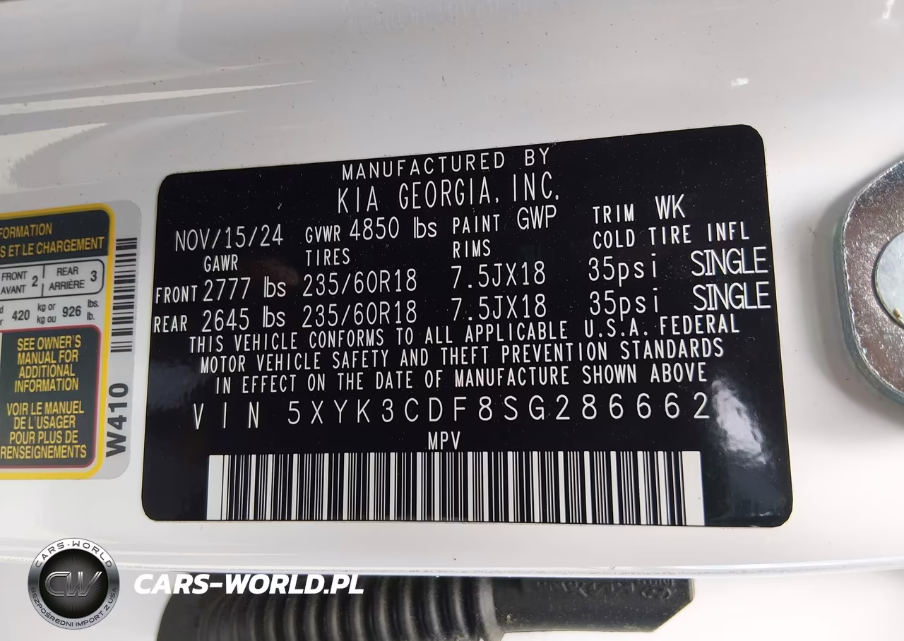 2025 Kia Sportage Ex VIN:5XYK3CDF8SG286662 - 9