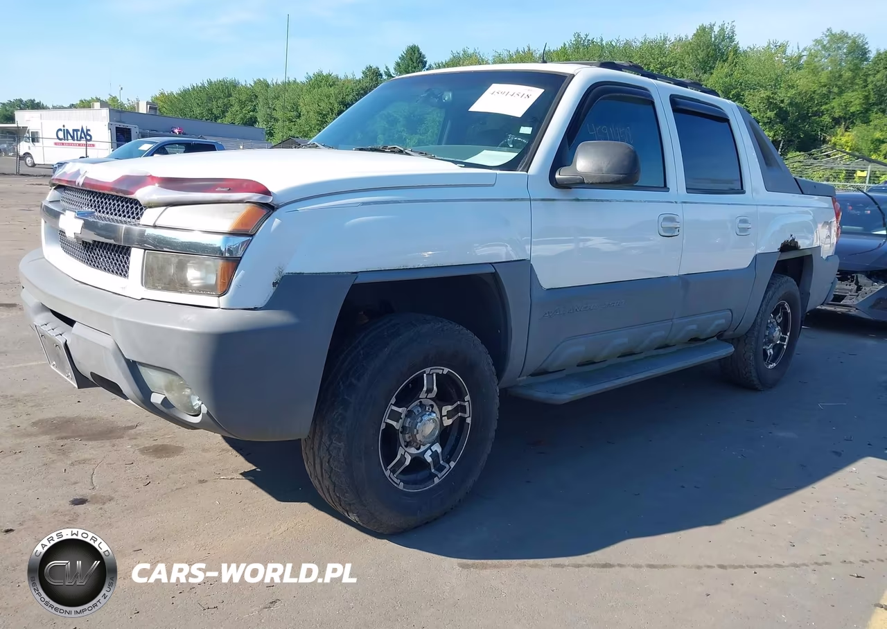 2002 Chevrolet Avalanche 2500 VIN:3GNGK23G42G180585 - 2