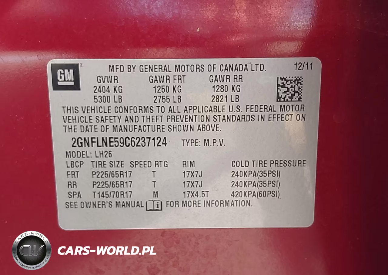 2012 Chevrolet Equinox Lt W-2Lt VIN:2GNFLNE59C6237124 - 9