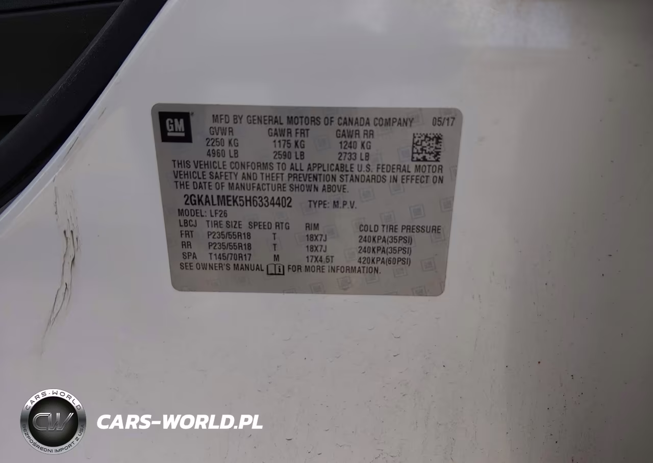2017 GMC Terrain Sle-1 VIN:2GKALMEK5H6334402 - 9