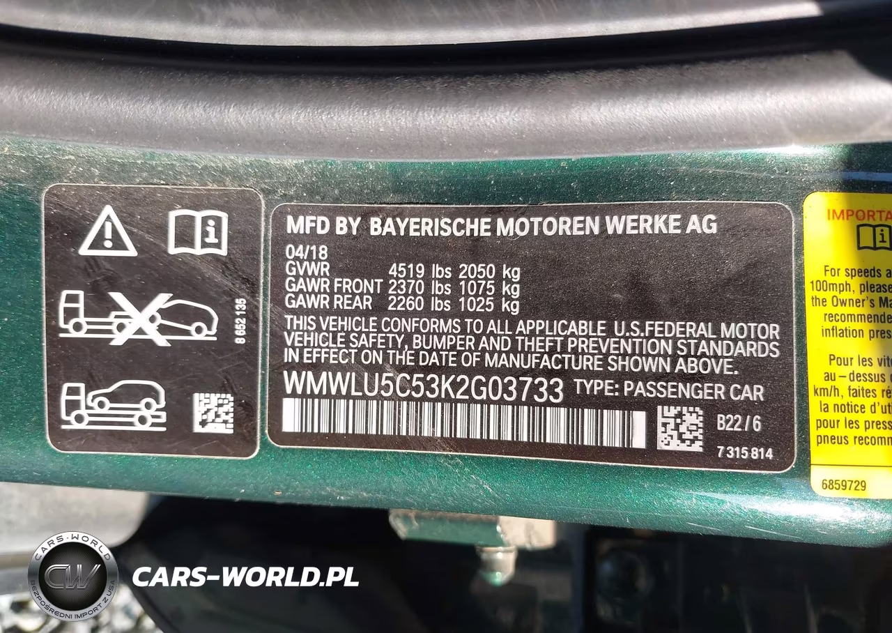 2019 Mini Clubman Cooper S VIN:WMWLU5C53K2G03733 - 9