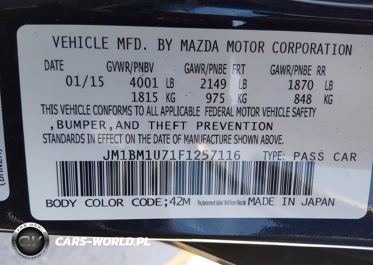 2015 Mazda Mazda3 I Sport VIN:JM1BM1U71F1257116 - 9