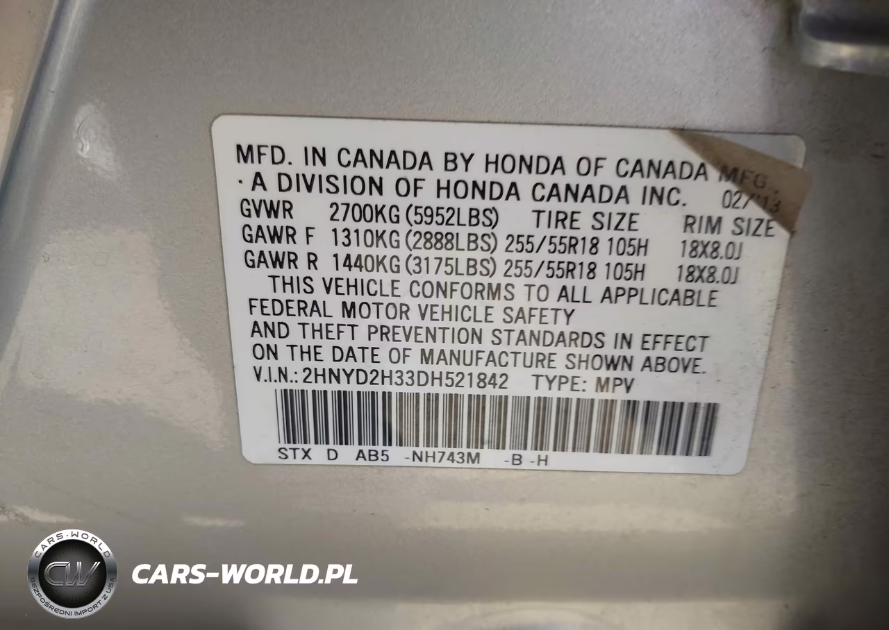 2013 Acura Mdx Technology Package VIN:2HNYD2H33DH521842 - 9