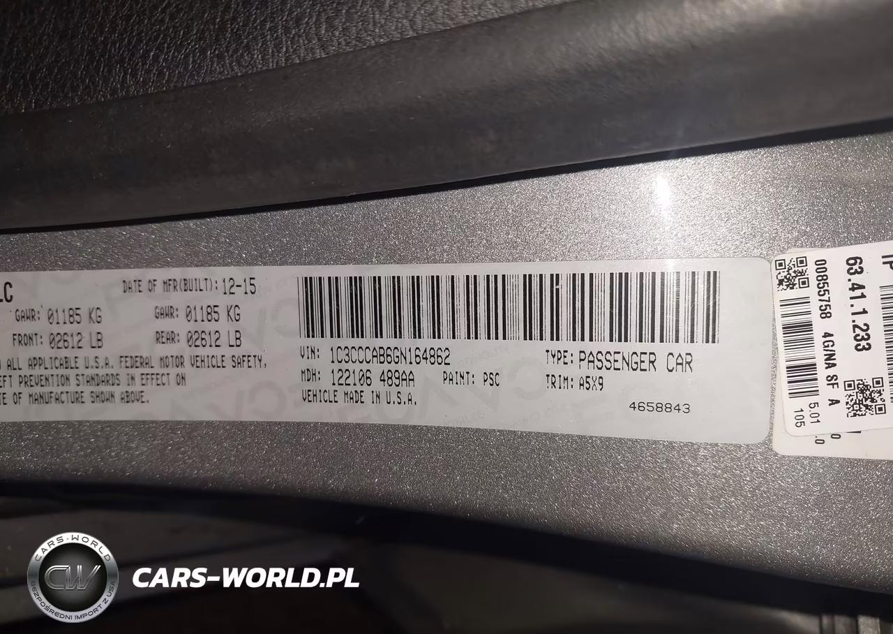 2016 Chrysler 200 Limited VIN:1C3CCCAB6GN164862 - 9