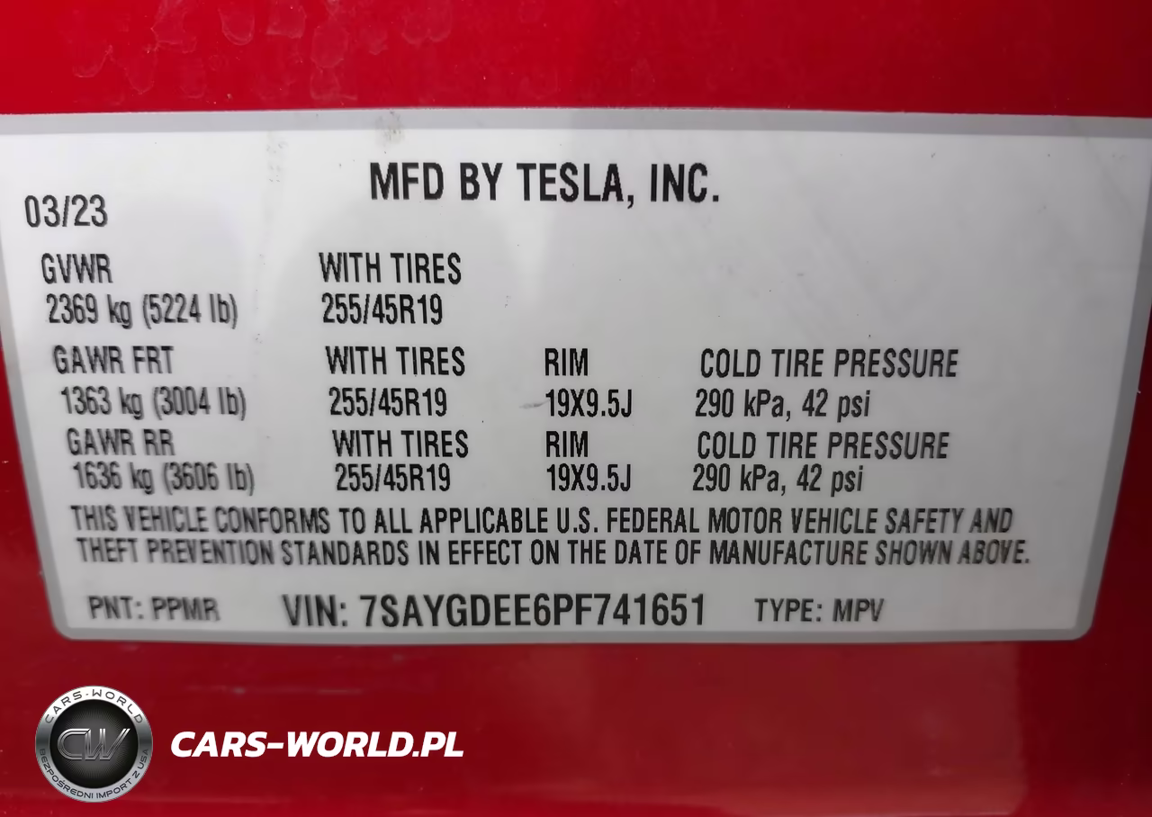 2023 Tesla Model Y Awd-Long Range Dual Motor All-Wheel Drive VIN:7SAYGDEE6PF741651 - 9