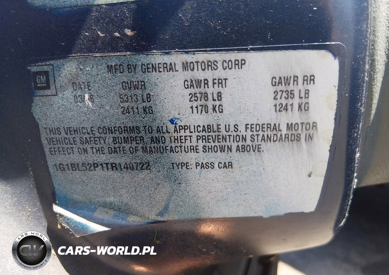 1996 Chevrolet Caprice - Impala Classic Ss VIN:1G1BL52P1TR140722 - 9