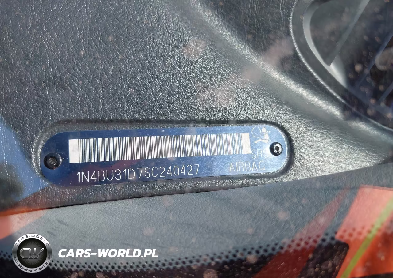 1995 Nissan Altima Xe-Gxe-Se-Gle VIN:1N4BU31D7SC240427 - 12