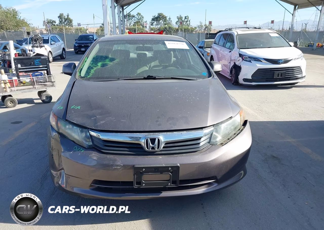 2012 Honda Civic Lx VIN:19XFB2F5XCE336124 - 12