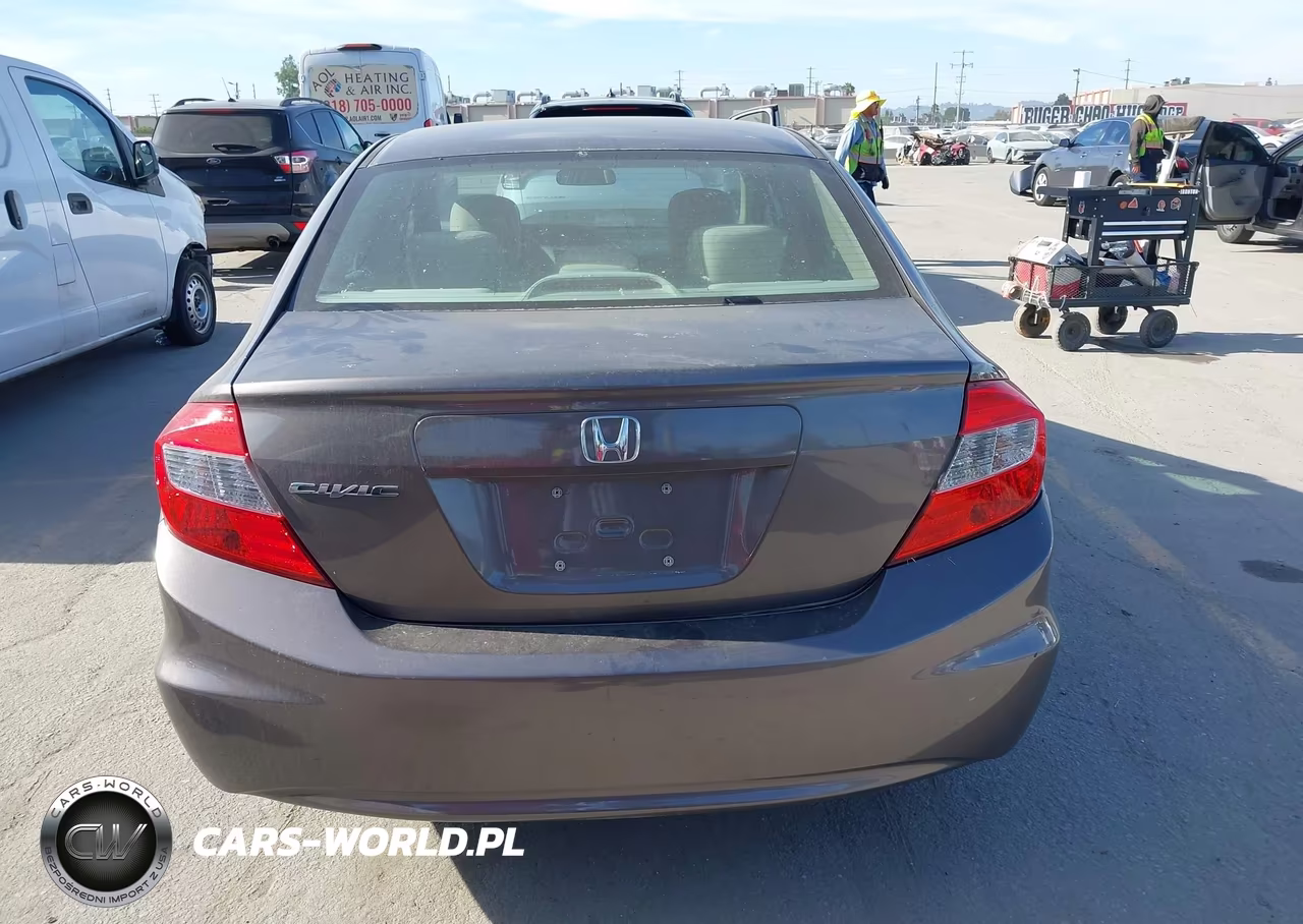 2012 Honda Civic Lx VIN:19XFB2F5XCE336124 - 16