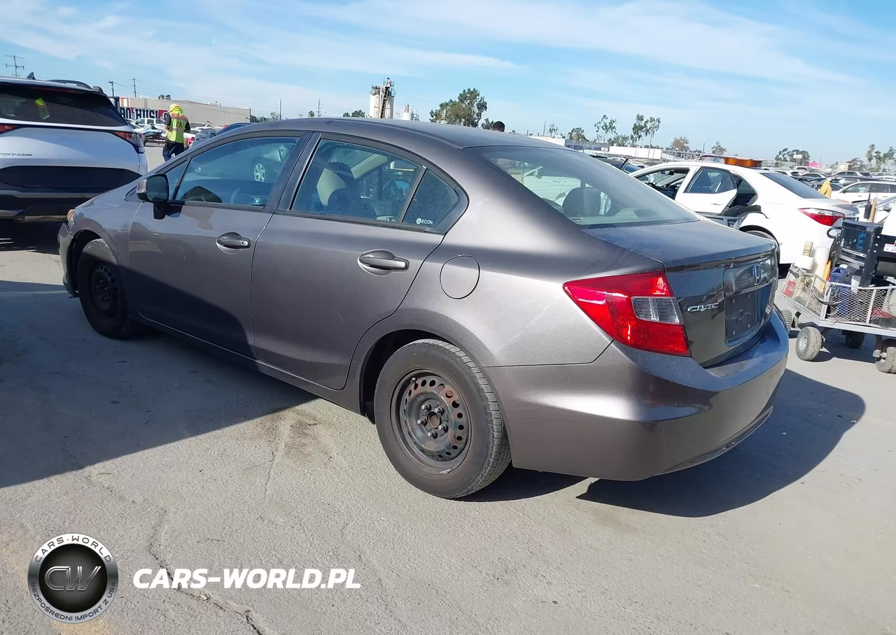 2012 Honda Civic Lx VIN:19XFB2F5XCE336124 - 3