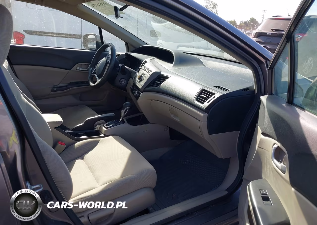 2012 Honda Civic Lx VIN:19XFB2F5XCE336124 - 5