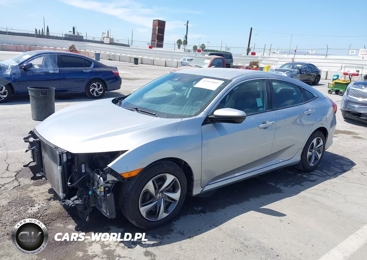 2020 Honda Civic Lx VIN:19XFC2F62LE201046 - 2