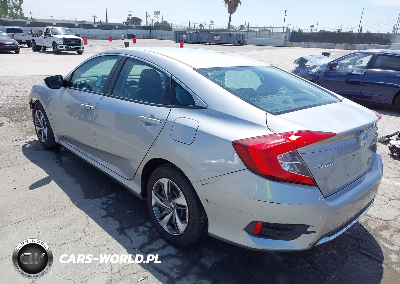 2020 Honda Civic Lx VIN:19XFC2F62LE201046 - 3