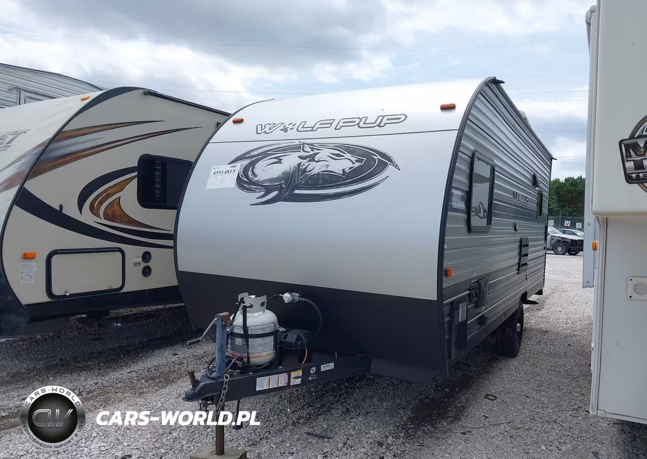 2019 Forest River Cherokee Wolf Pup 18Rjb Toyhauler Travel Trailer VIN:5ZT2CKGC5KY003085 - 2