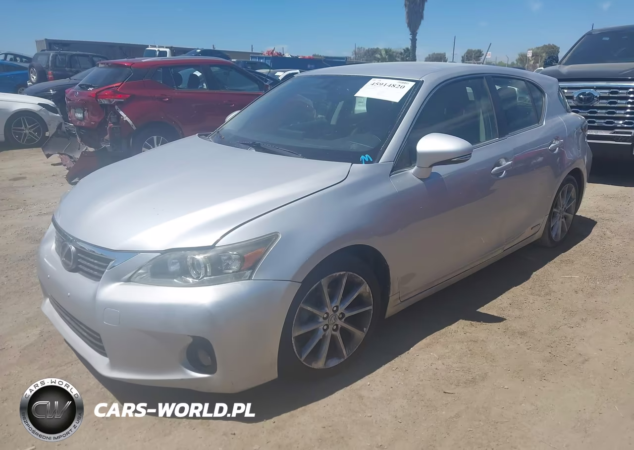 2012 Lexus Ct 200H VIN:JTHKD5BH8C2084959 - 2