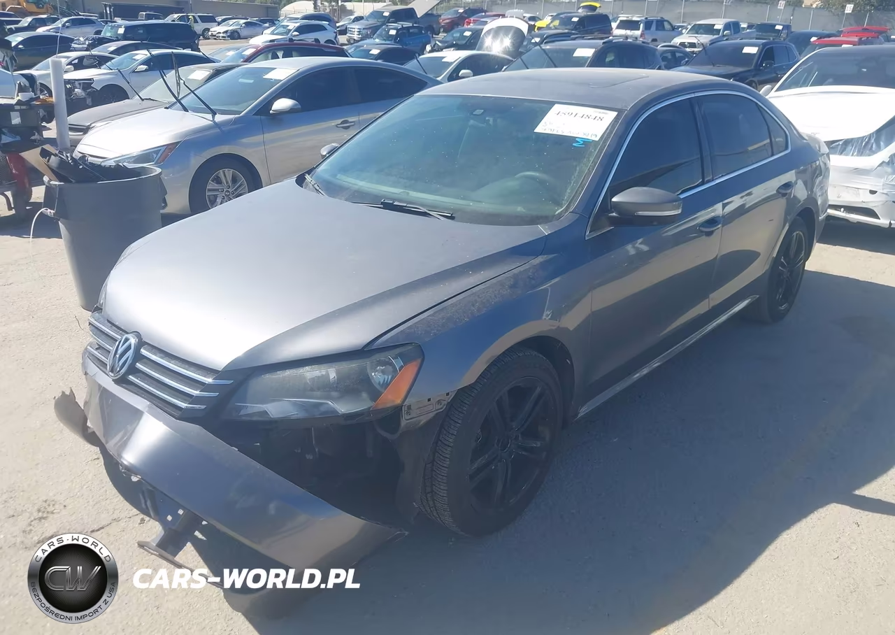 2013 Volkswagen Passat 2.0L Tdi Se VIN:1VWBN7A31DC096993 - 2