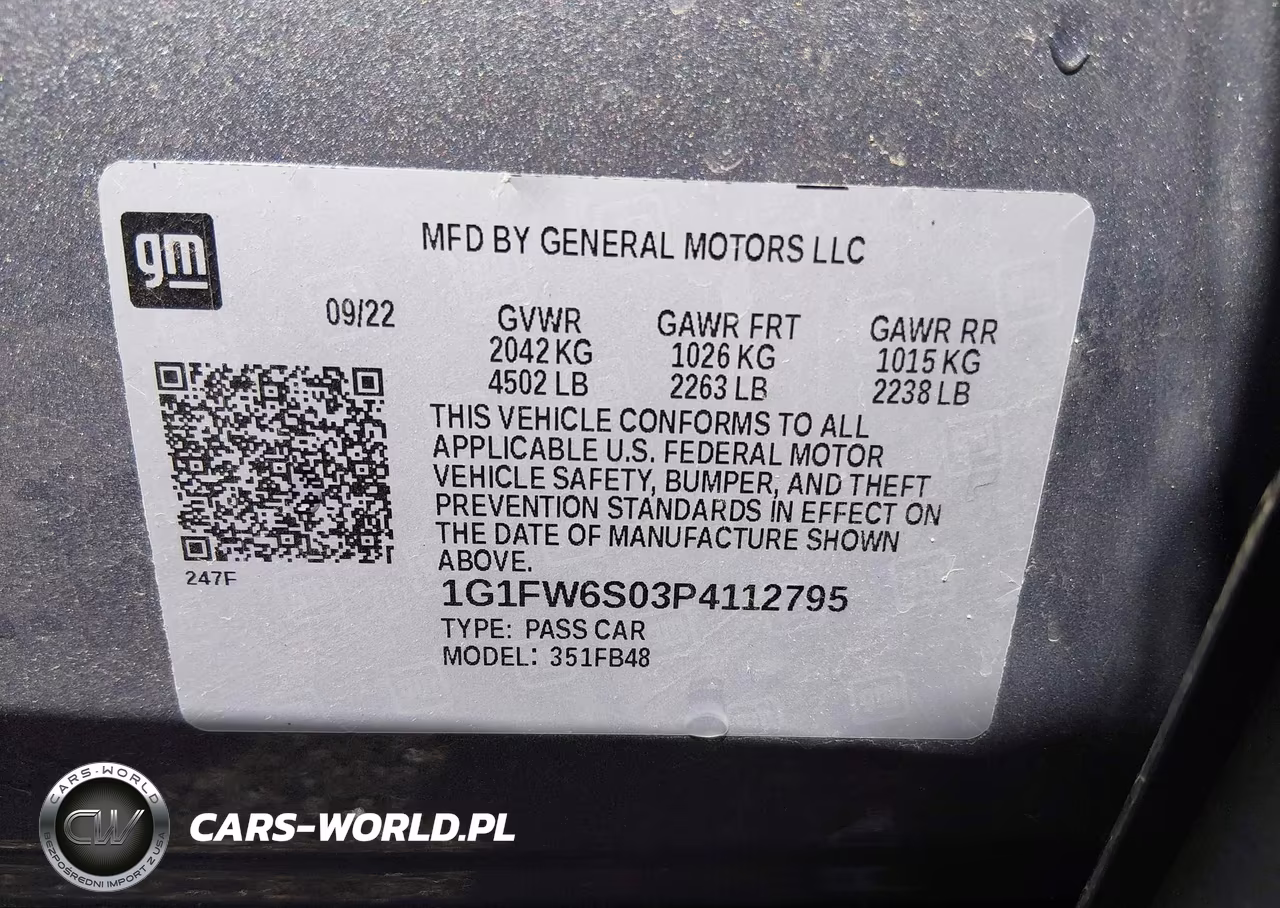 2023 Chevrolet Bolt Ev Fwd 1Lt VIN:1G1FW6S03P4112795 - 9