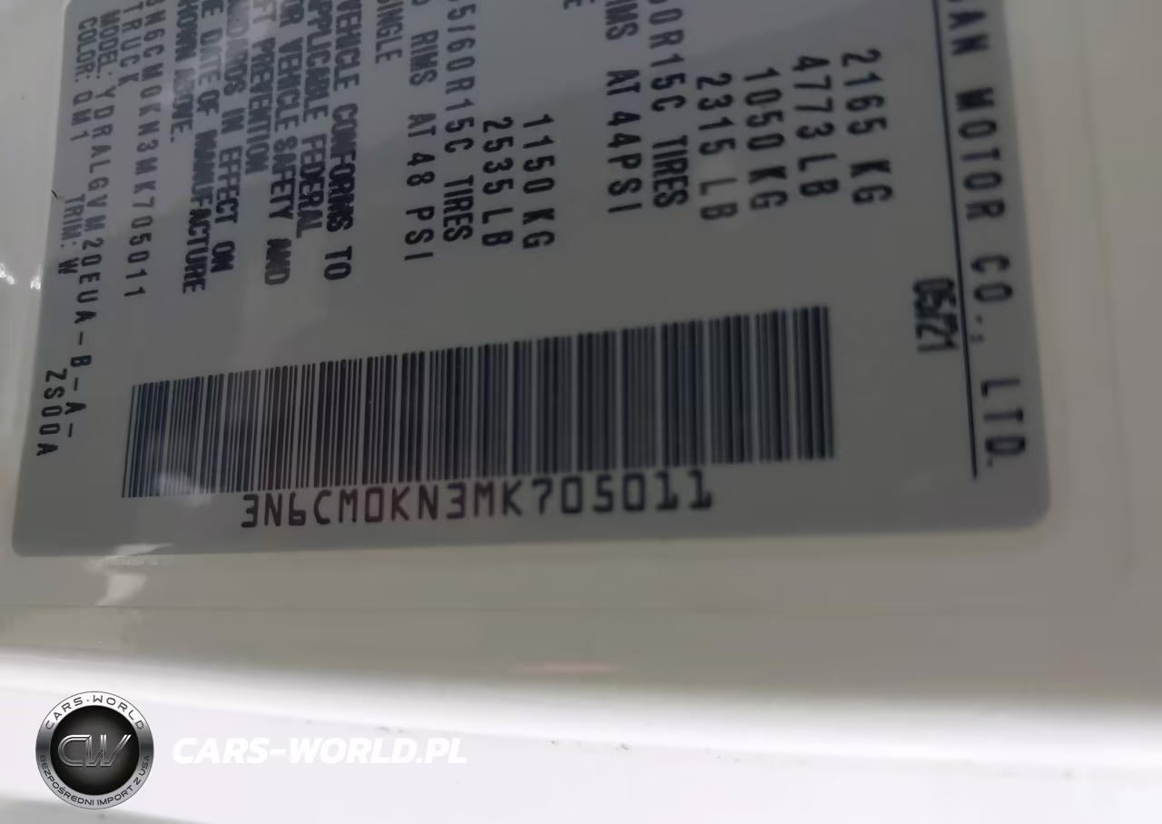 2021 Nissan Nv200 Cargo Sv Xtronic Cvt VIN:3N6CM0KN3MK705011 - 9