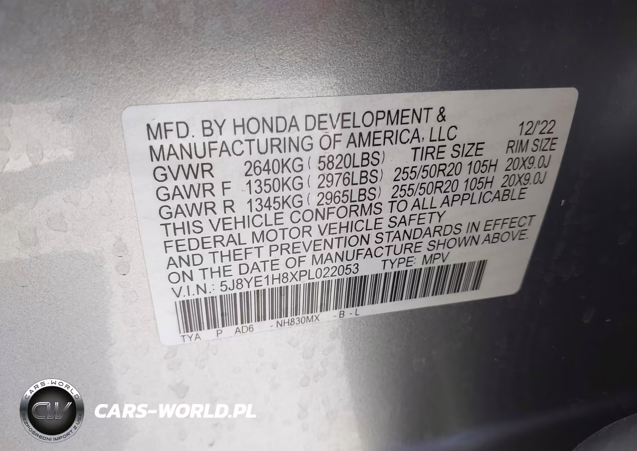2023 Acura Mdx Advance Package VIN:5J8YE1H8XPL022053 - 9