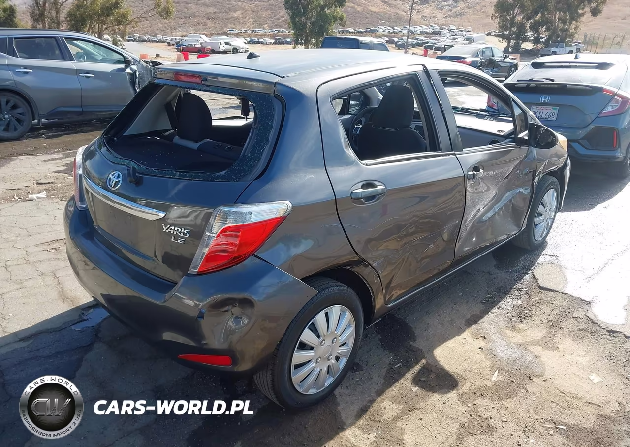 2014 Toyota Yaris Le (Tmc-Cbu Plant) VIN:JTDKTUD30ED574934 - 4