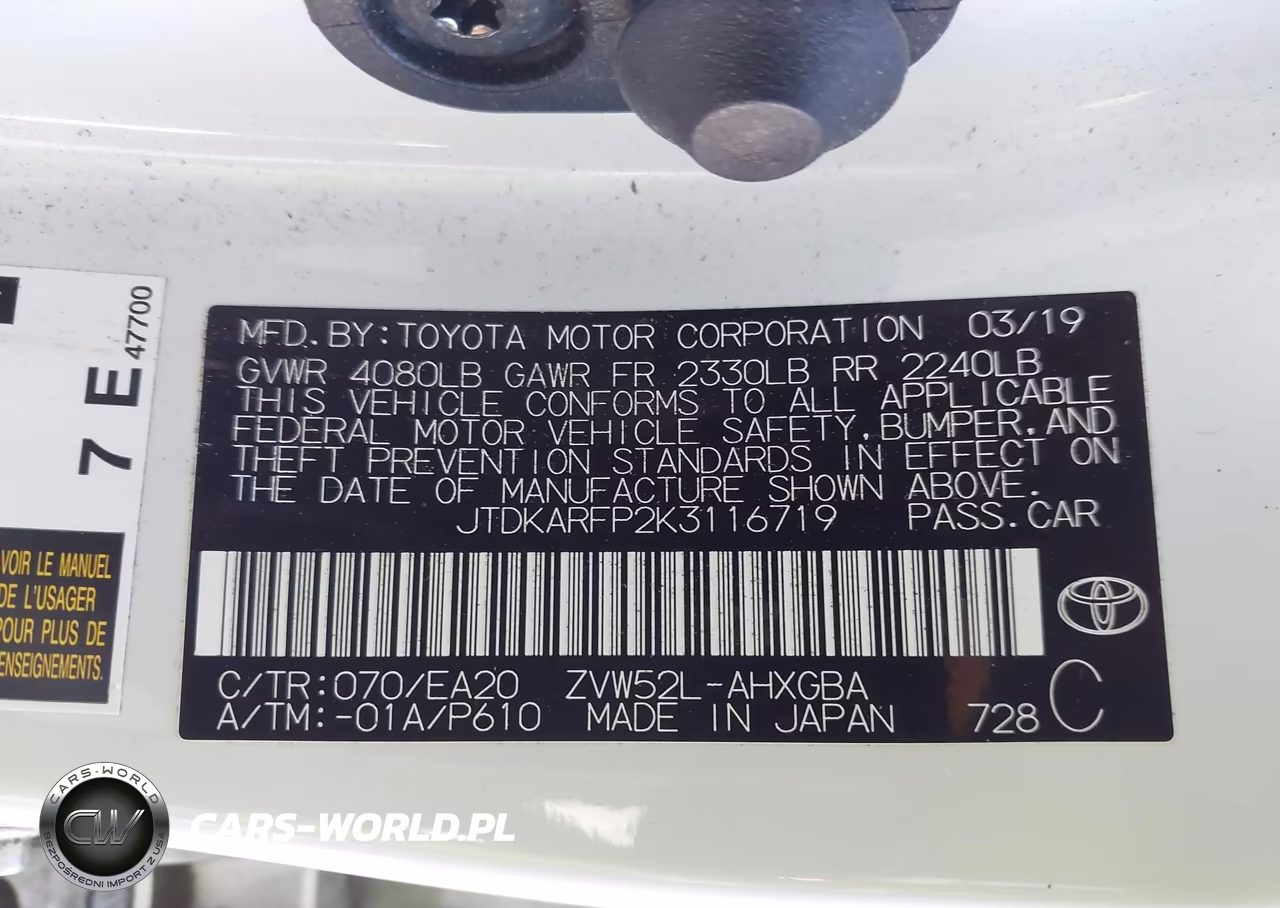 2019 Toyota Prius Prime Advanced VIN:JTDKARFP2K3116719 - 9