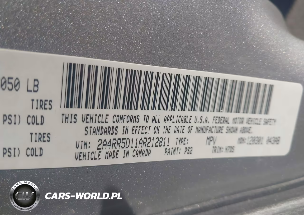 2010 Chrysler Town & Country Touring VIN:2A4RR5D11AR212811 - 9