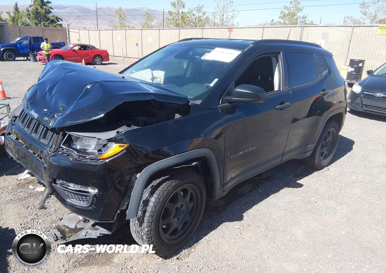 2018 Jeep Compass Sport Fwd VIN:3C4NJCAB0JT211160 - 2