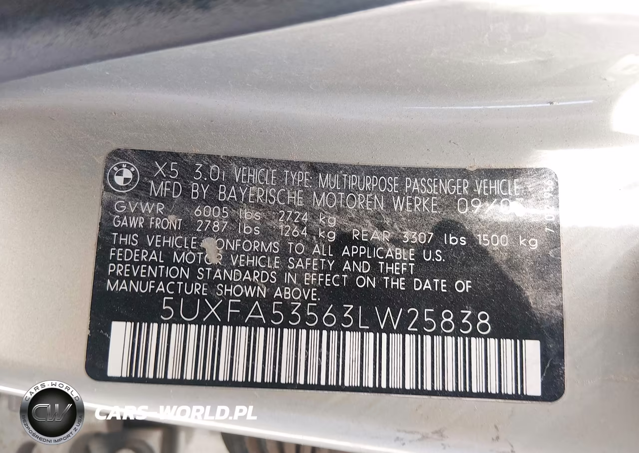 2003 BMW X5 3.0I VIN:5UXFA53563LW25838 - 9