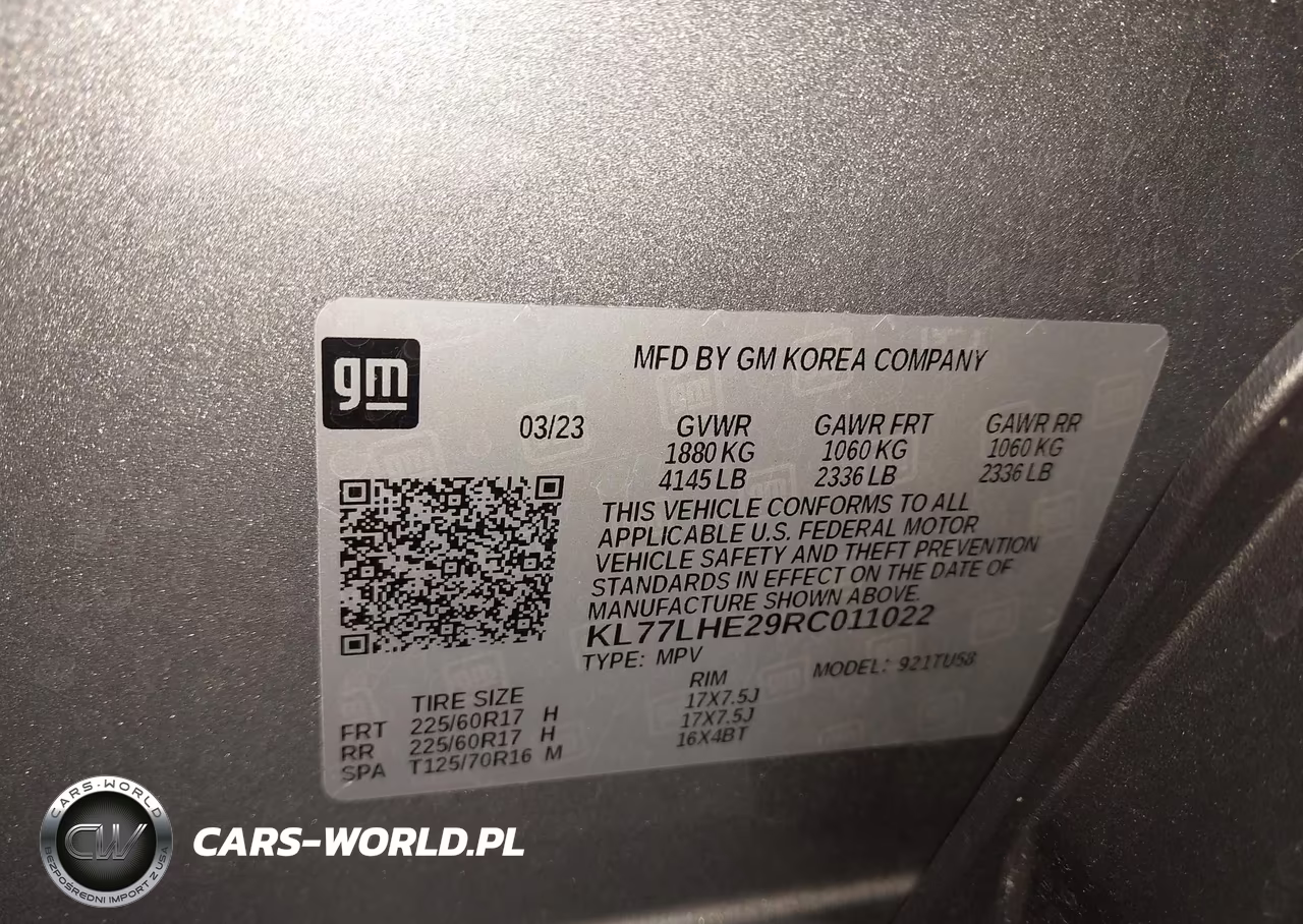 2024 Chevrolet Trax Fwd Lt VIN:KL77LHE29RC011022 - 9